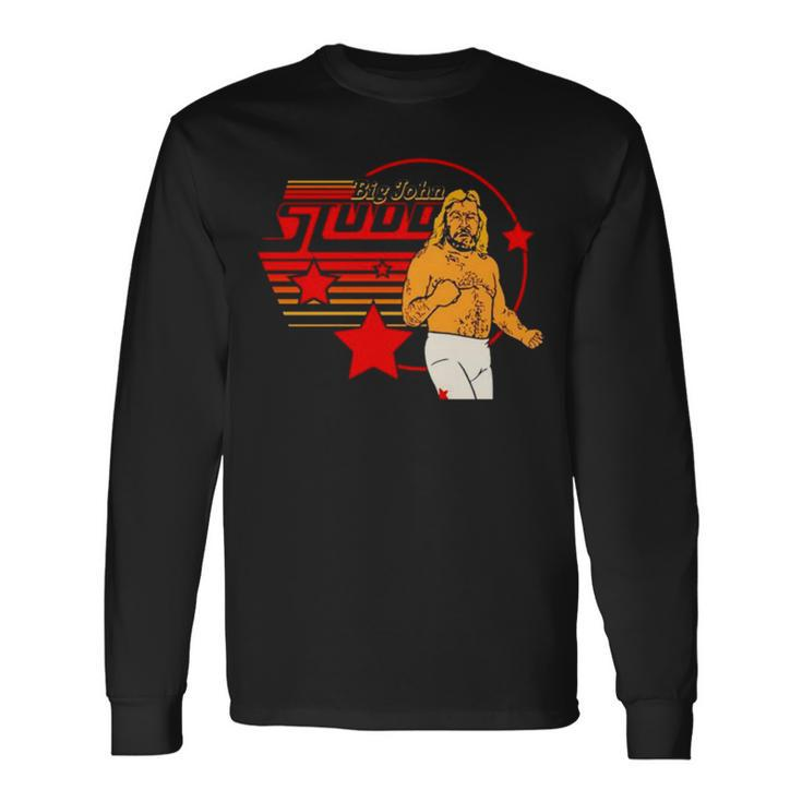 Big John Studd Retro Studd Long Sleeve T-Shirt