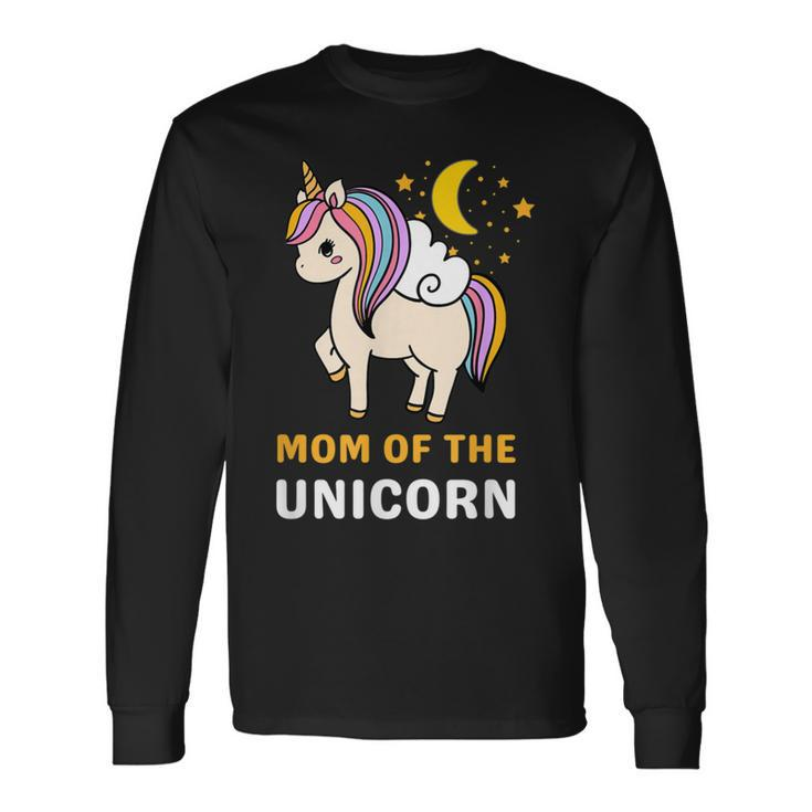 Birthday Mom Mother Unicorn Cute Novelty Unique Anniversary T Long Sleeve T-Shirt