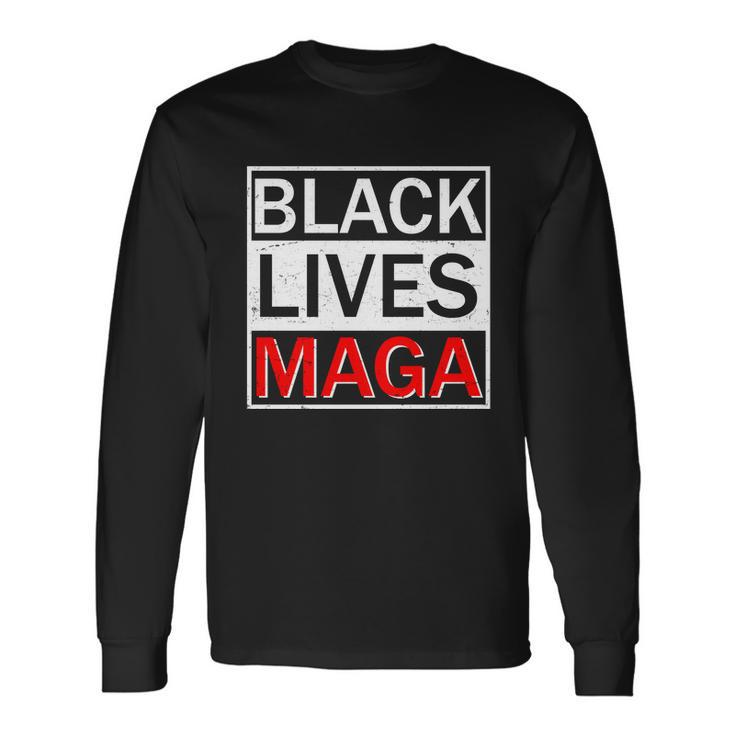 Black Lives Maga V2 Long Sleeve T-Shirt
