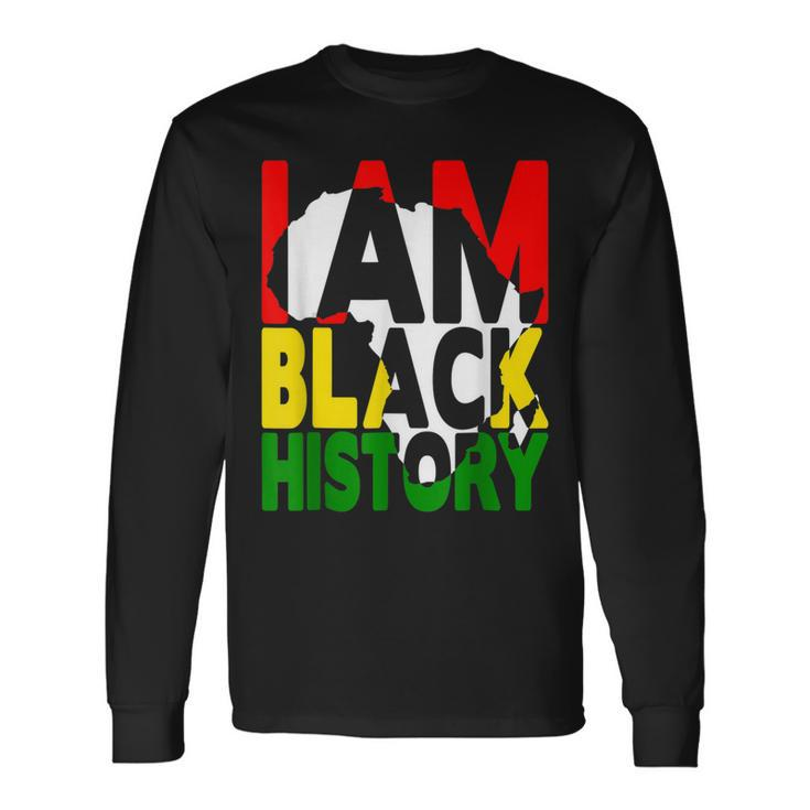 I Am Black History Month African American Pride Celebration V23 Long Sleeve T-Shirt