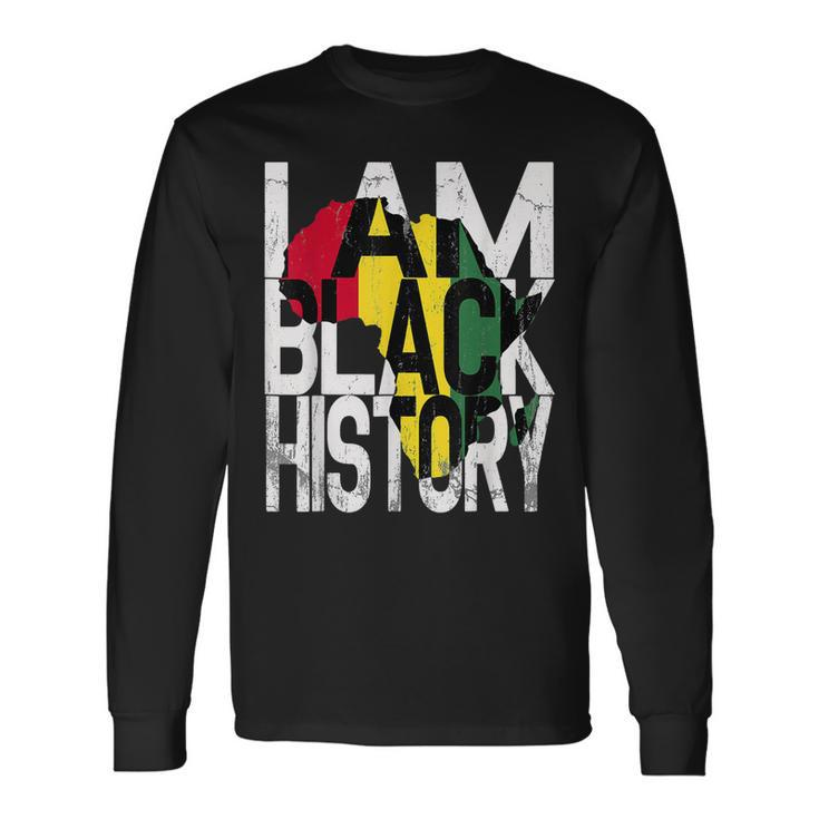 I Am Black History Month African American Pride Celebration V26 Long Sleeve T-Shirt