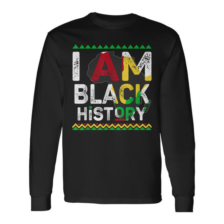 I Am Black History Month African American Pride Celebration V27 Long Sleeve T-Shirt Gifts ideas