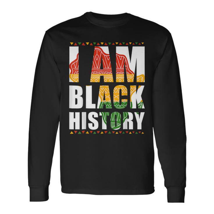 I Am Black Woman Black History Month Educated Black Girl V12 Long Sleeve T-Shirt