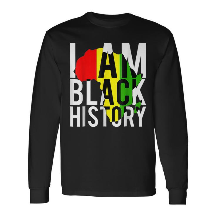 I Am Black Woman Black History Month Educated Black Girl V13 Long Sleeve T-Shirt