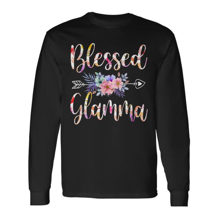 Blessed Glamma Floral Long Sleeve T-Shirt
