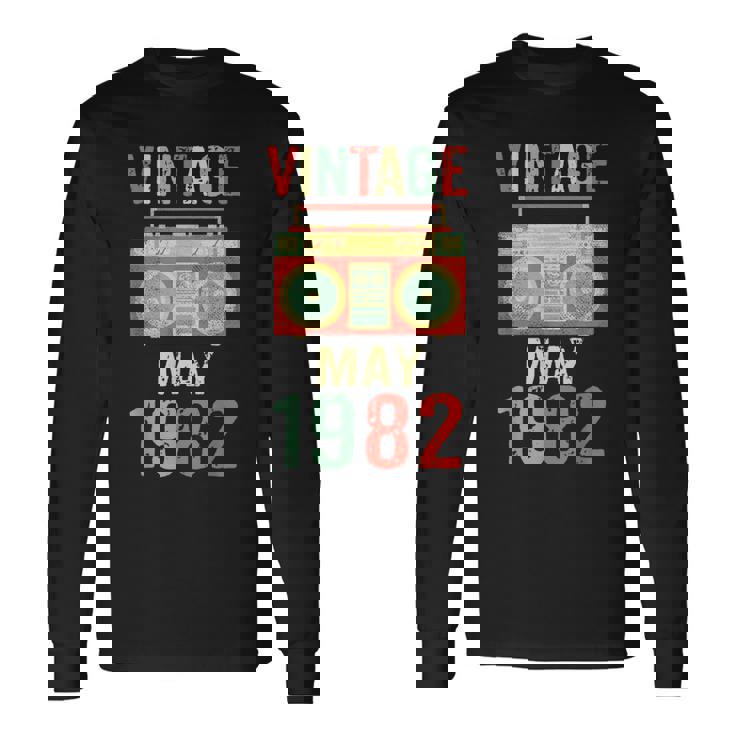 Born May 1982 Vintage Birthday Retro Ghetto-Blaster Shirt Born May 1982 Vintage Birthday Retro Ghetto-Blaster Shirt