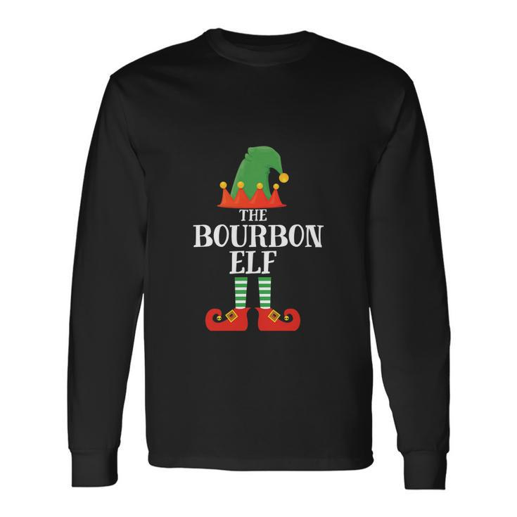 The Bourbon Elf Matching Group Christmas Pajama Long Sleeve T-Shirt