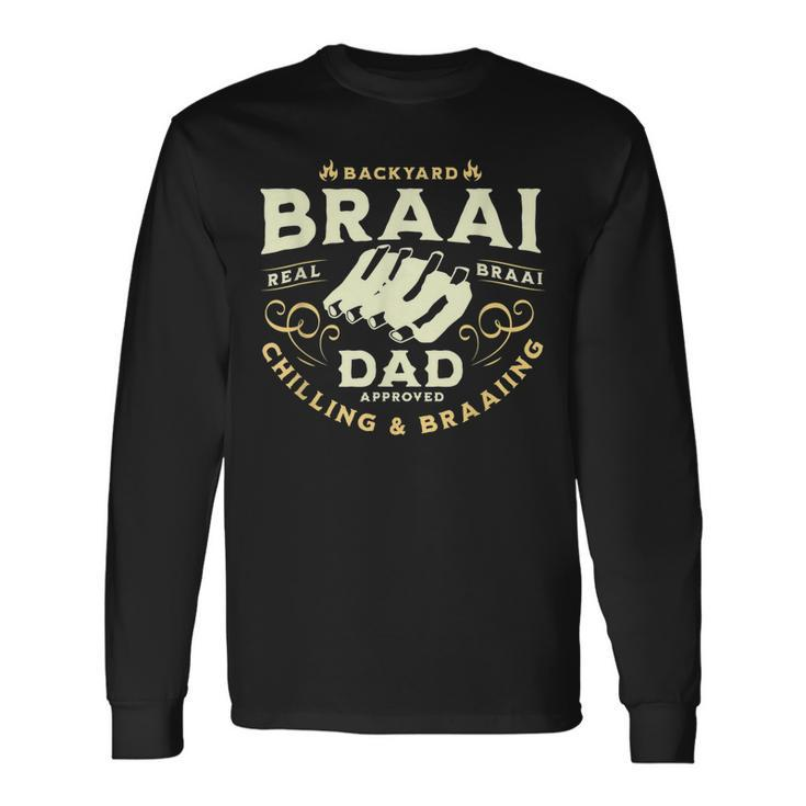 Braai South African Braai Dad Long Sleeve T-Shirt