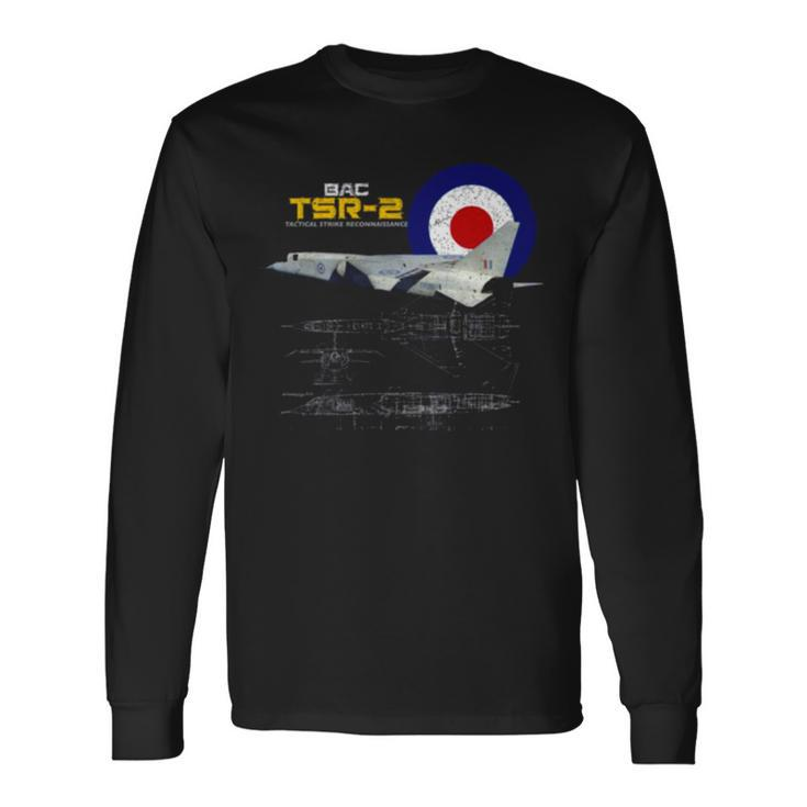 British Bac Tsr 2 Air Force Long Sleeve T-Shirt T-Shirt