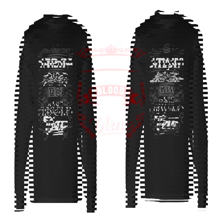Campagna Blood Runs Through My Veins Long Sleeve T-Shirt