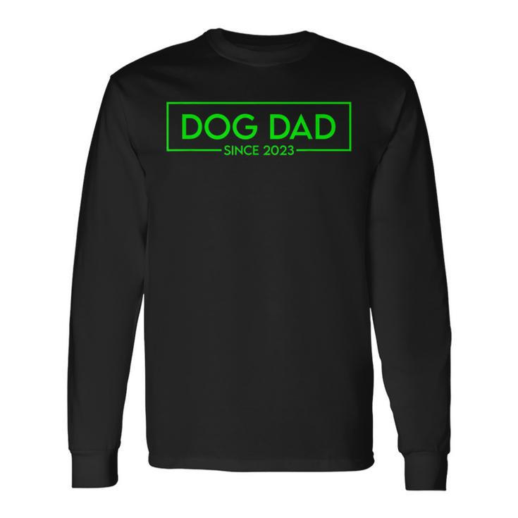 Cat Dad Since 2023 Promoted To Cat Dad V2 Long Sleeve T-Shirt T-Shirt Gifts ideas
