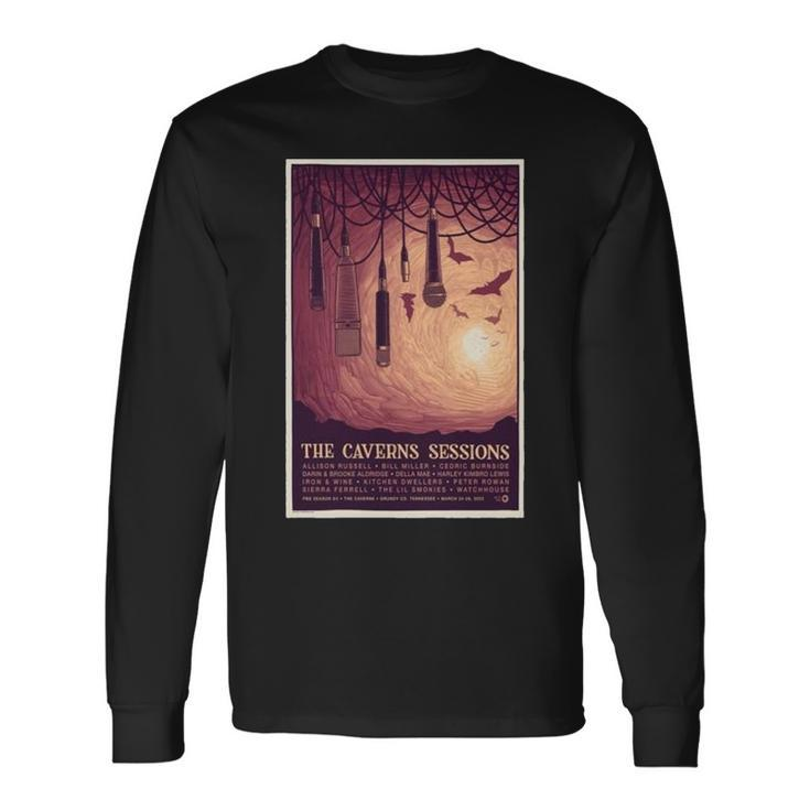 The Caverns Sessions Tennessee 2023 March 24 26 Grundy Co Poster Long Sleeve T-Shirt