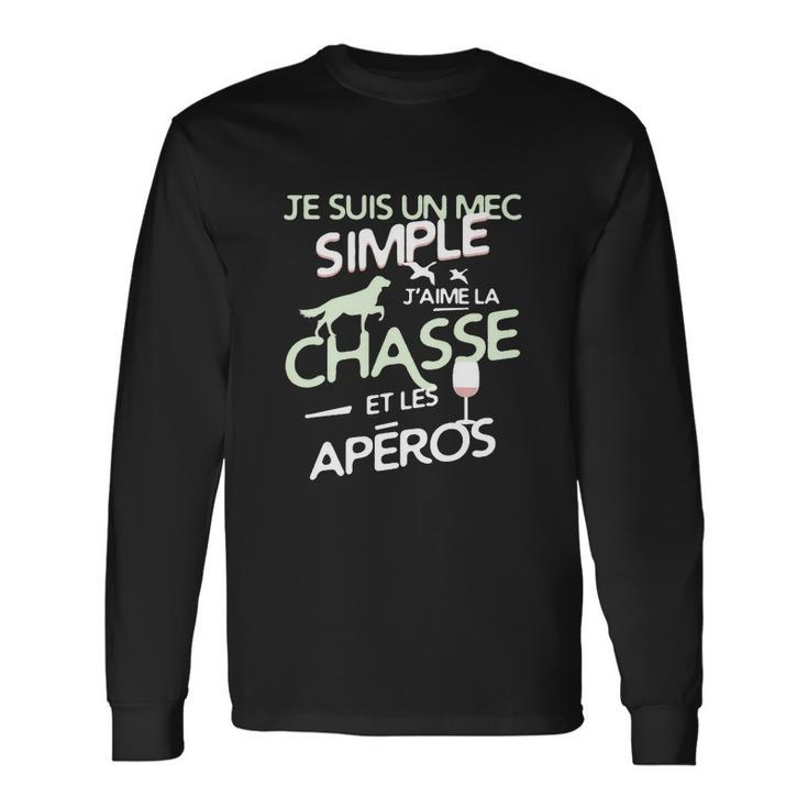 Chasse Un Mec Simple Long Sleeve T-Shirt