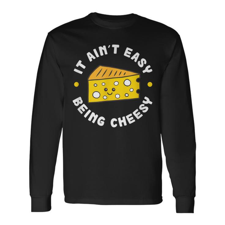 Cheese Cheddar Cheesy Kawaii Long Sleeve T-Shirt