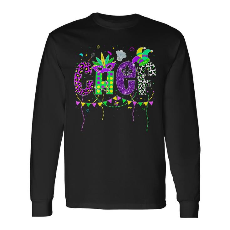 Chef Mardi Gras Festival Matching Outfit Long Sleeve T-Shirt