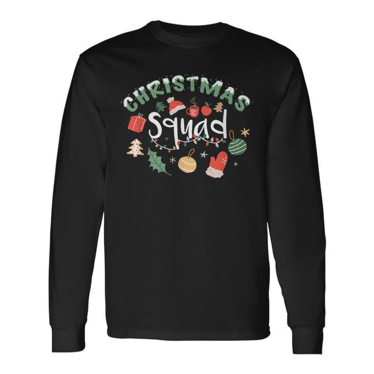 Christmas Squad Lustiger Familien-Pyjama Für Weihnachten Langarmshirts Geschenkideen