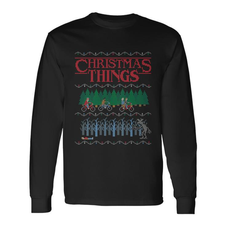 Christmas Things Ugly Christmas Sweater Long Sleeve T-Shirt Gifts ideas