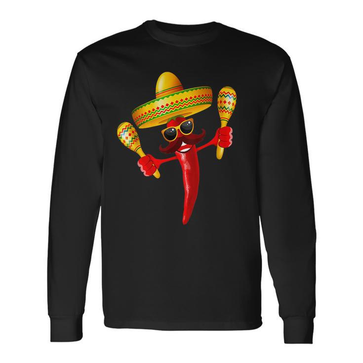 Cinco De Mayo Lets Fiesta Squad 5 De Mayo Mexican Fiesta Long Sleeve T-Shirt