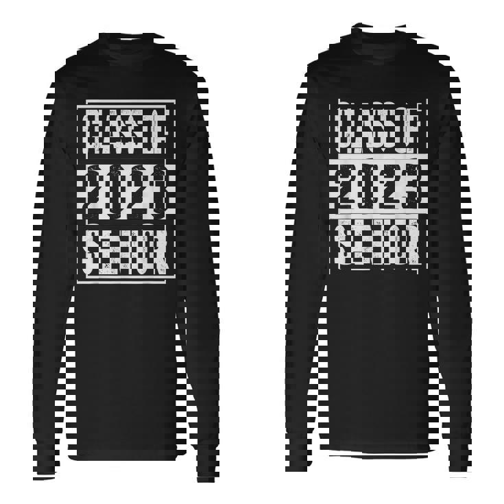 Class Of 2023 Senior High School Graduation Party Costume Long Sleeve T-Shirt