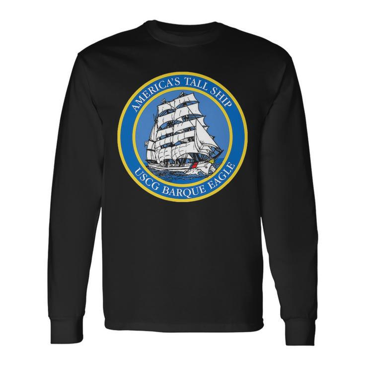 Coast Guard Barque Eagle Shield Long Sleeve T-Shirt