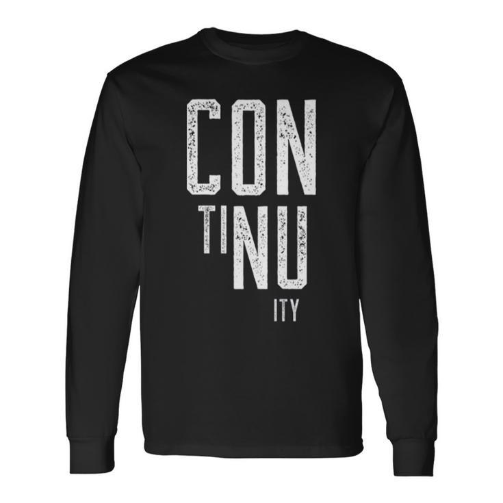 Continuity Typographic Long Sleeve T-Shirt