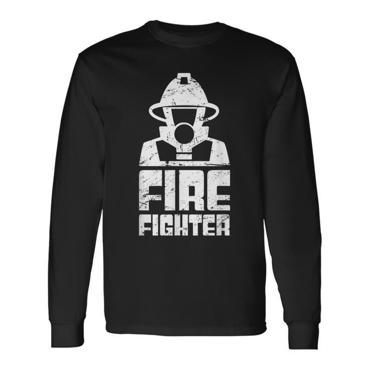Cool Fire Department & Fire Fighter Firefighter Long Sleeve T-Shirt
