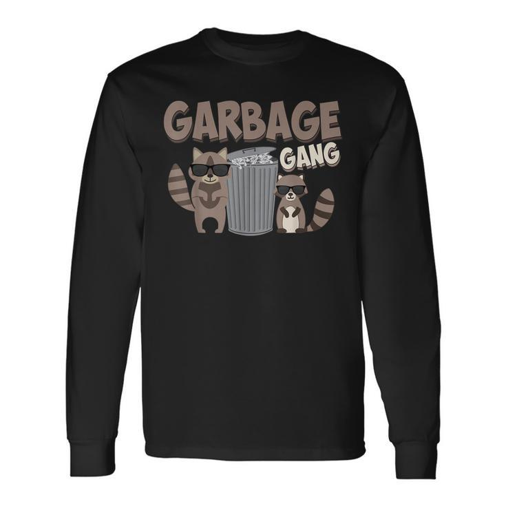 Cool Garbage Gang Raccoons Animal Trash Squad Long Sleeve T-Shirt