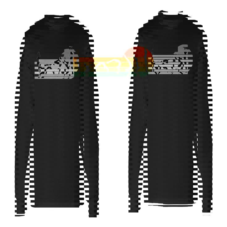 Cool Gymnasts Retro Sunset Girls Gymnastics Long Sleeve T-Shirt Gifts ideas