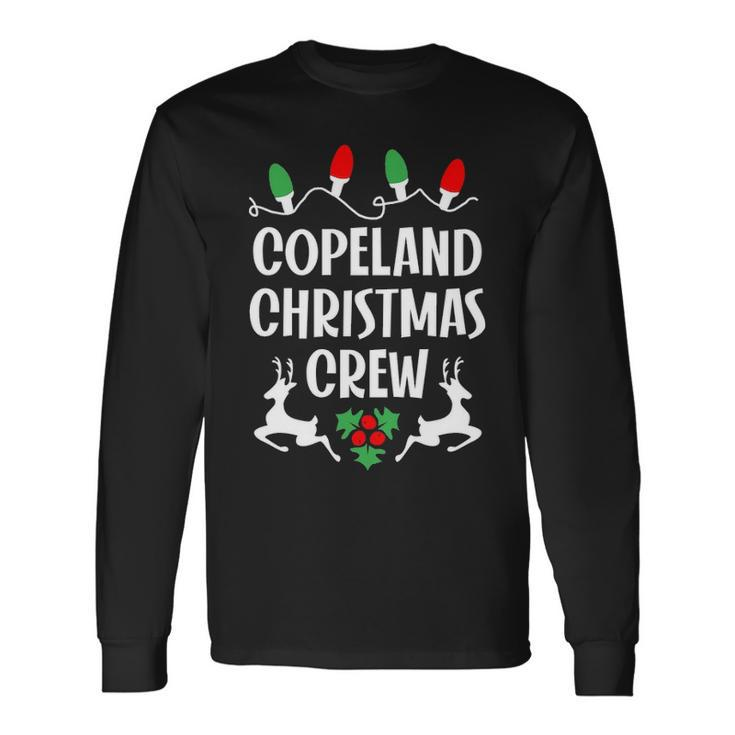 Copeland Name Christmas Crew Copeland Long Sleeve T-Shirt