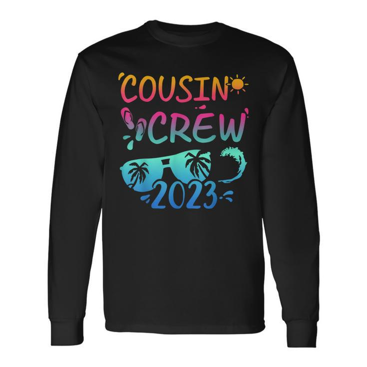 Cousin Crew 2023 For Summer Vacation Holiday Camp Long Sleeve T-Shirt T-Shirt