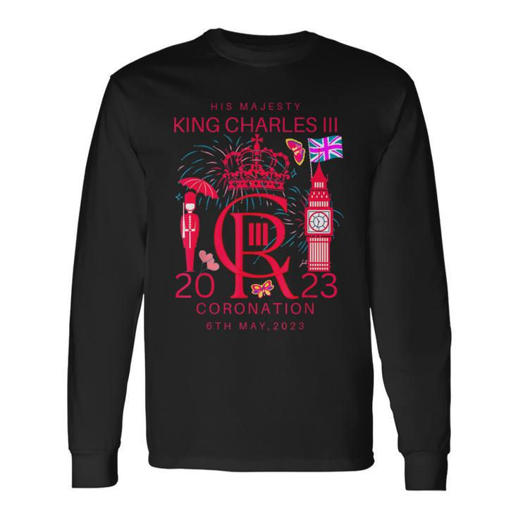 Cr Iii King Coronation May 2023 Royal British Flag Long Sleeve T-Shirt T-Shirt