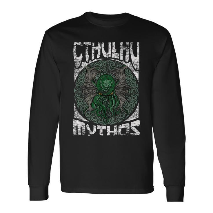 Cthulhu Mythos Men Women Long Sleeve T-shirt Graphic Print Unisex Gifts ideas