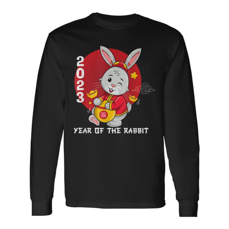 Cute Chinese New Year Year Of The Rabbit 2023 Long Sleeve T-Shirt