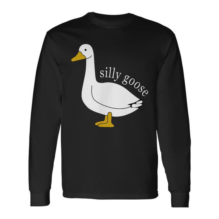 Cute Silly Goose Ugly Xmas Goose Trendy Clothing Long Sleeve T-Shirt T-Shirt
