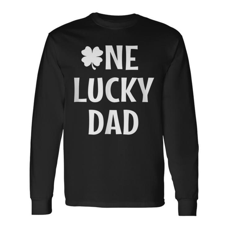 Dad Pregnancy Announcement St Patricks Day Long Sleeve T-Shirt Gifts ideas