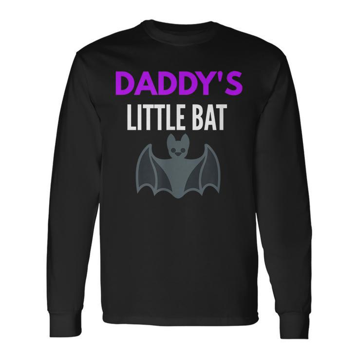 Daddys Litttle Bat Ddlg Little Space Halloween Long Sleeve T-Shirt T-Shirt
