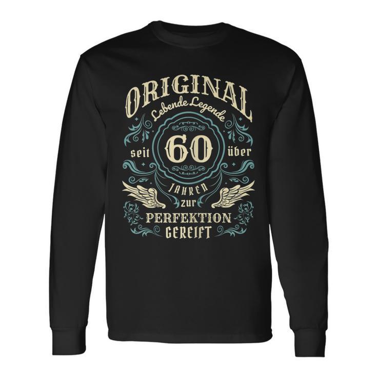 Damen Lebende Legende Seit 60 Jahren Zur Perfektion Gereift Langarmshirts Geschenkideen