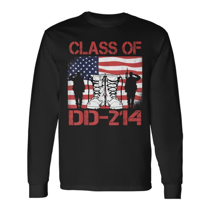 Dd-214 Class Of Dd214 Soldier Veteran Long Sleeve T-Shirt