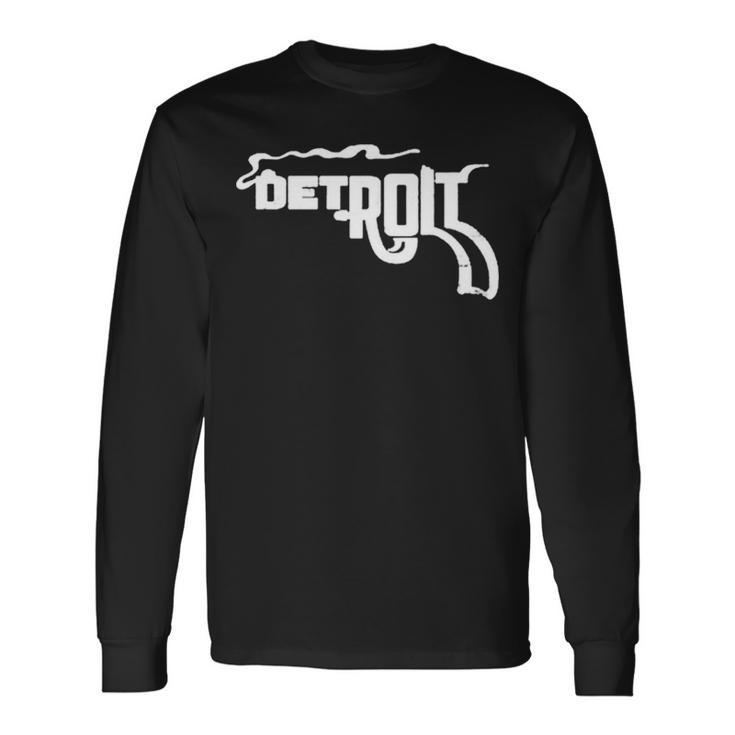 Detroit Smoking Gun Long Sleeve T-Shirt T-Shirt