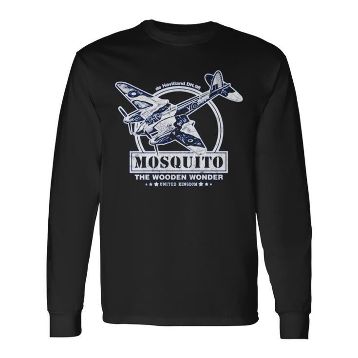 Dh98 Mosquito British Ww2 Aircraft Military Army Long Sleeve T-Shirt