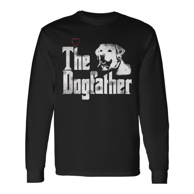 The Dogfather Labrador Dad Fathers Day Long Sleeve T-Shirt