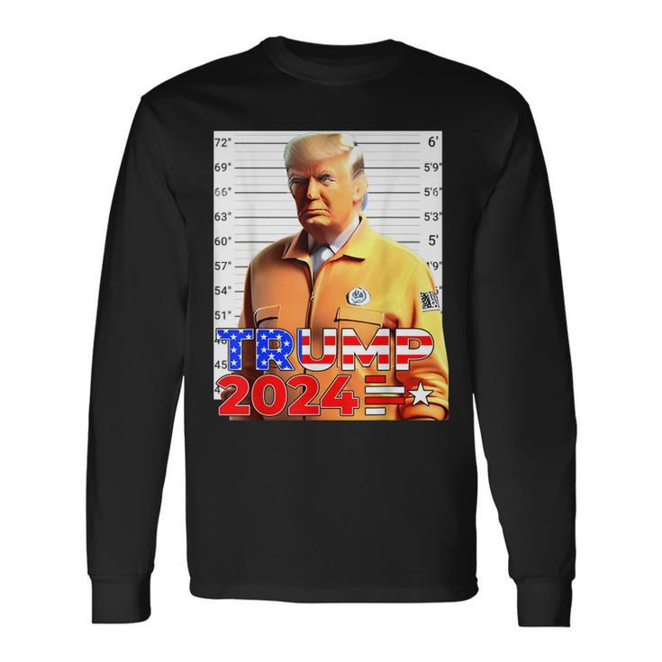 Donald Trump Boxer Indicted Jail Arrest Trump Hot Long Sleeve T-Shirt T-Shirt