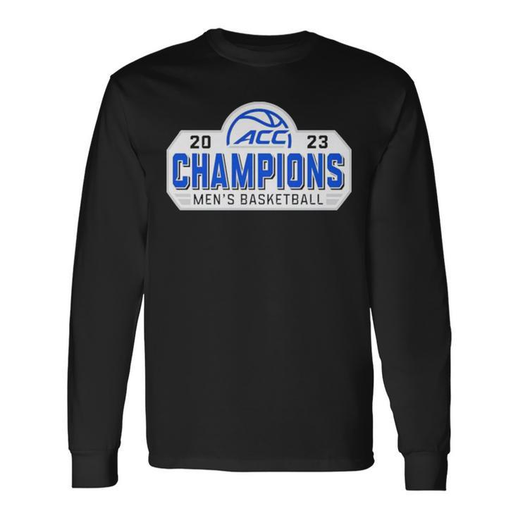 Duke 2023 Acc Men’S Basketball Champions Long Sleeve T-Shirt T-Shirt