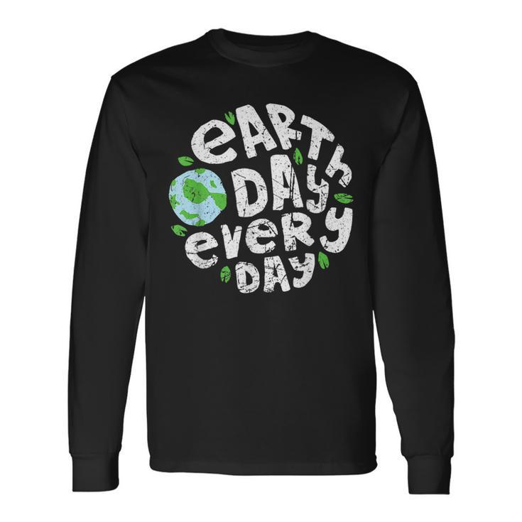 Earth Day Everyday World Earth Day Conservation Vintage Long Sleeve T-Shirt T-Shirt