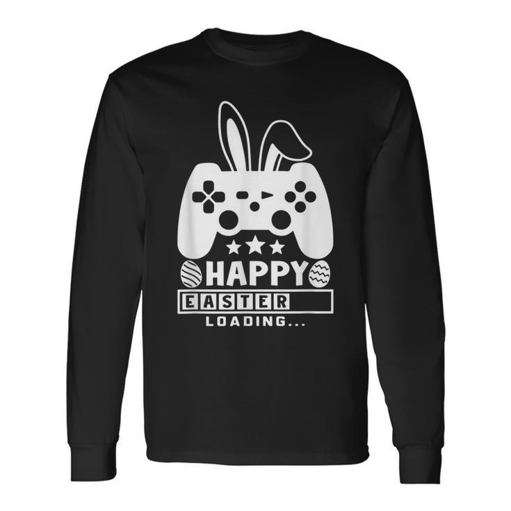 Easter Gamer Controller Bunny Egg Boy Gaming Lover Long Sleeve T-Shirt T-Shirt