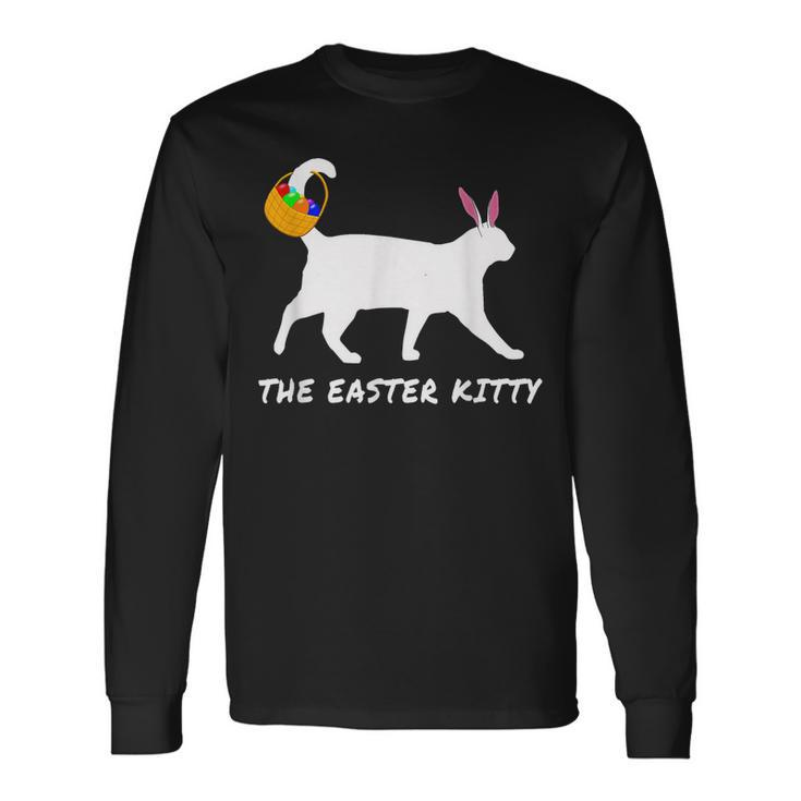 The Easter Kitty Easter For Cat Lovers Long Sleeve T-Shirt T-Shirt
