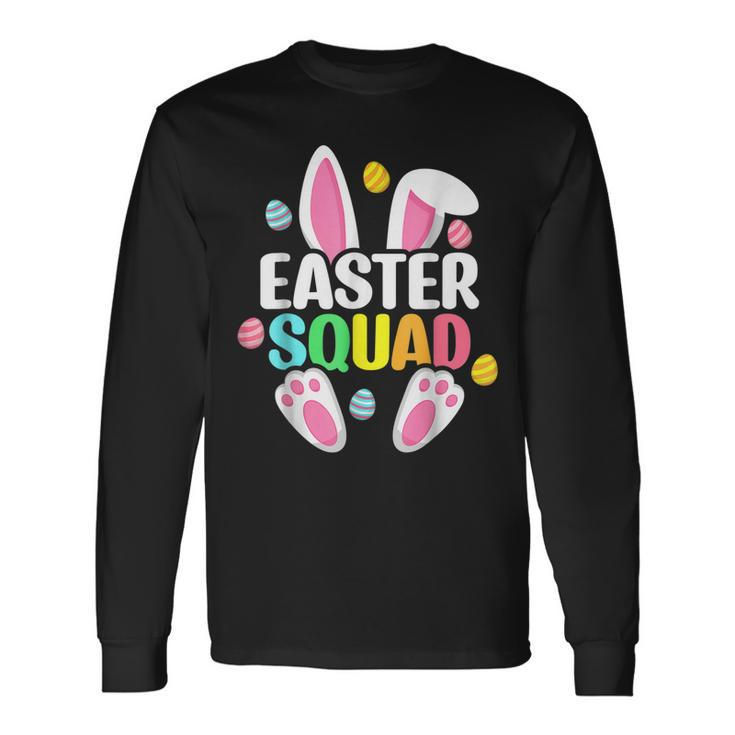 Easter Squad Matching Easter Day Bunny Egg Hunt Group Long Sleeve T-Shirt T-Shirt