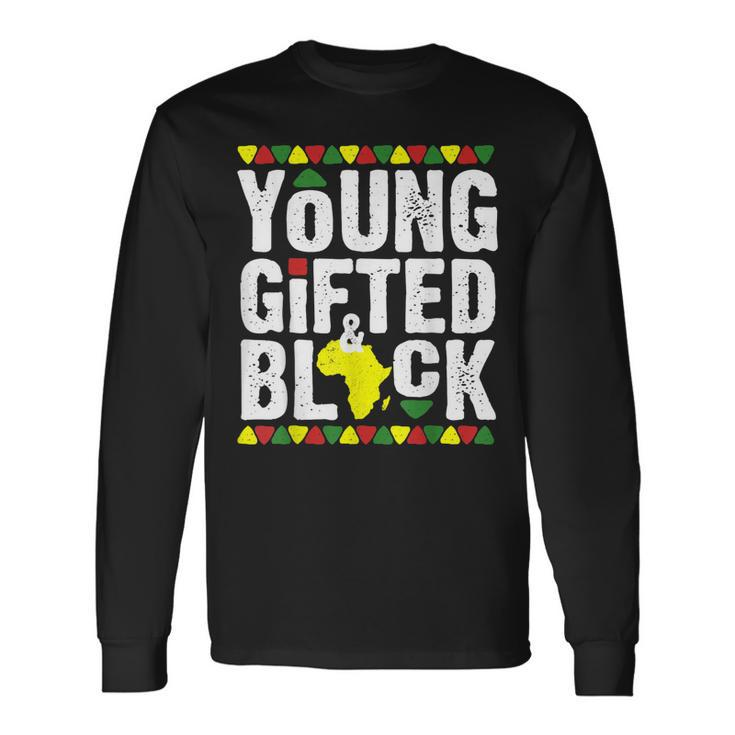 ed Young Black Dashiki African Pride History Month Magic V4 Long Sleeve T-Shirt