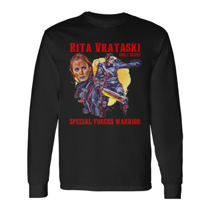 Edge Of Tomorrow Rita Vrataski Long Sleeve T-Shirt