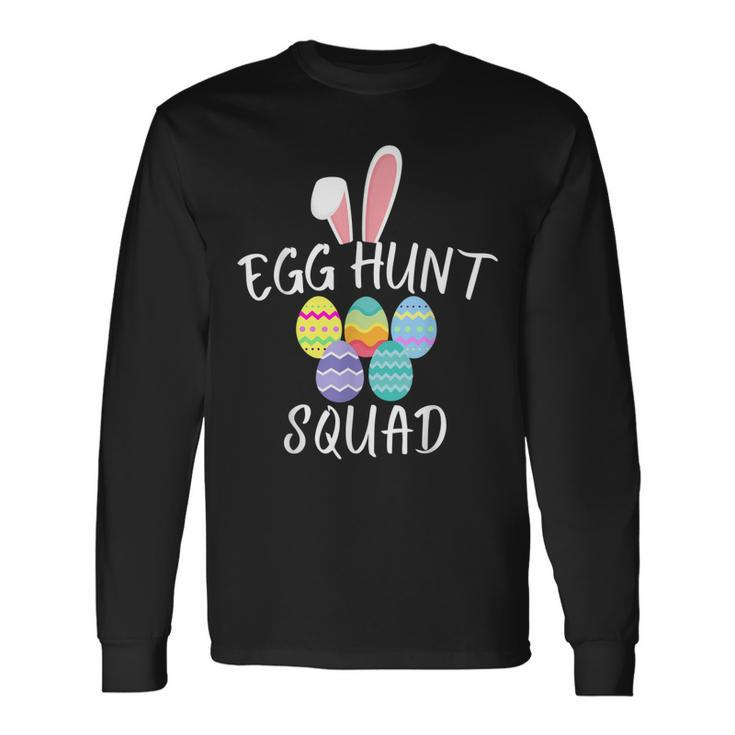 Egg Hunt Squad 2023 Easter Day 2023 Egg Hunt Hunter Long Sleeve T-Shirt T-Shirt Gifts ideas